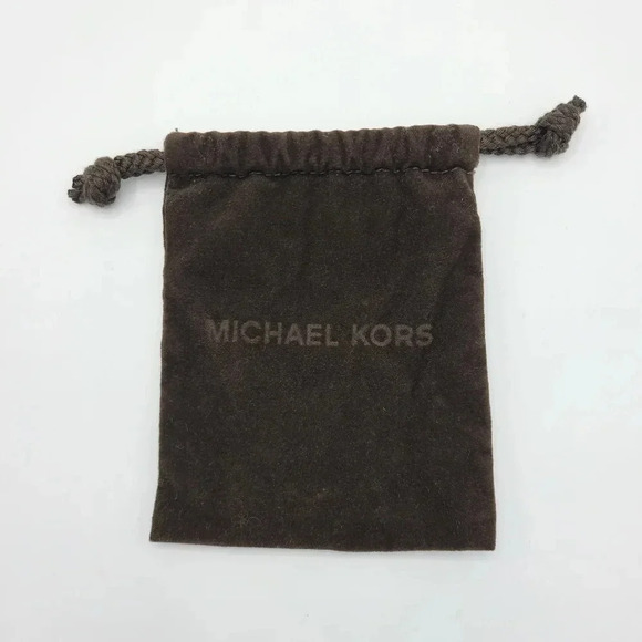 Michael Kors Drawstring Jewelry Watch Dust Bag Brown Small - Picture 3 of 3
